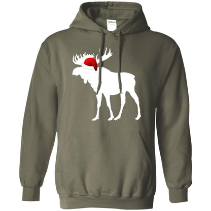 Christmas T-shirt Reindeer Military Green