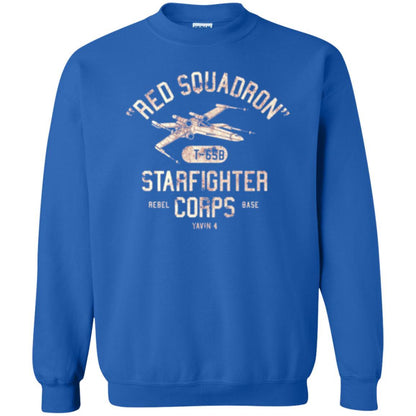 Film T-shirt Red Squadron T-65b Starfighter Rebel Corps Base Royal