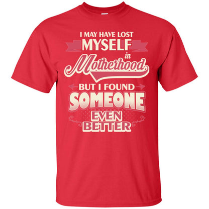 I May Have Lost Myself In Motherhood Mommy T-shirt Red