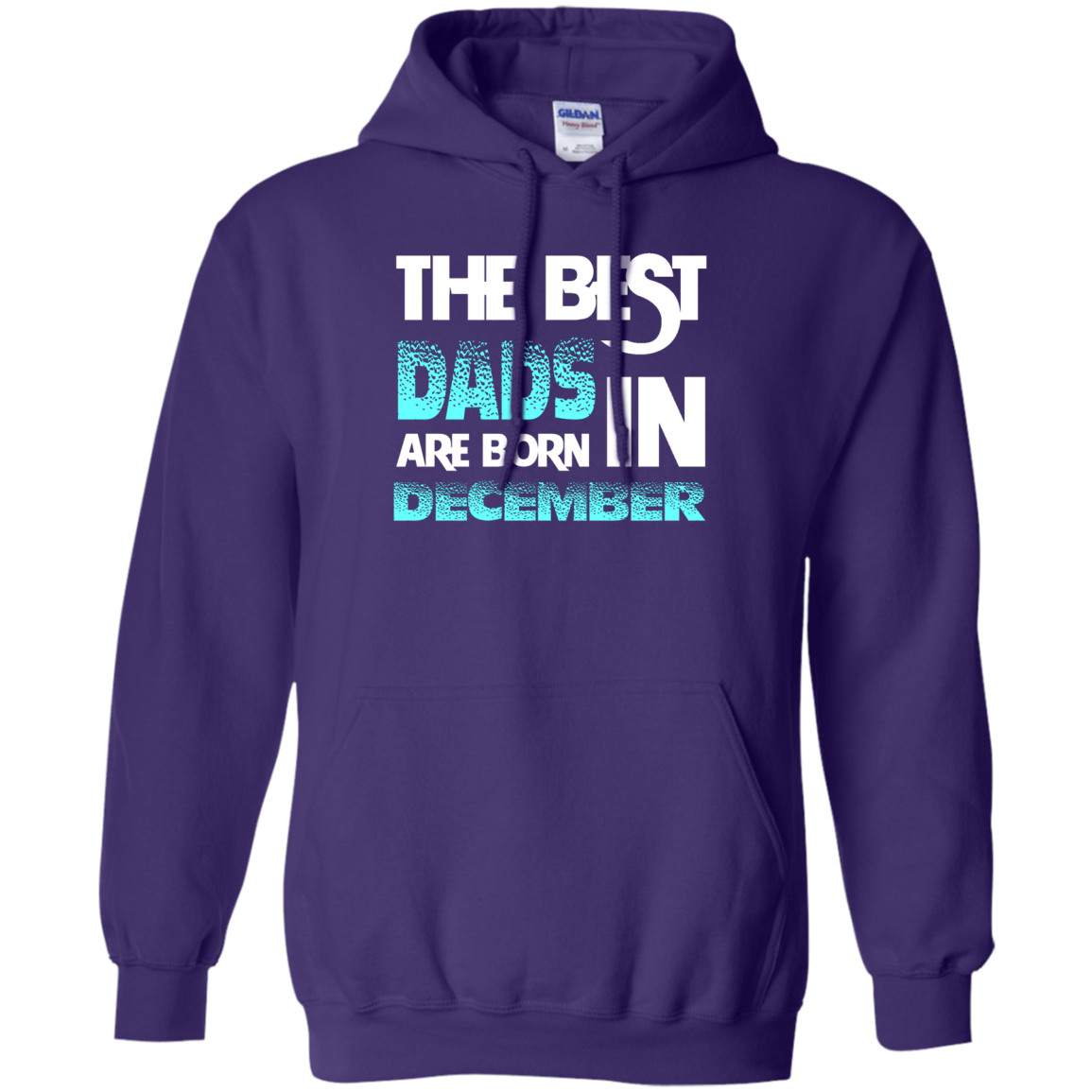 Daddy T-shirt The Best Dads Are Born In December Purple