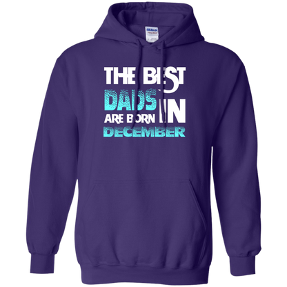 Daddy T-shirt The Best Dads Are Born In December Purple