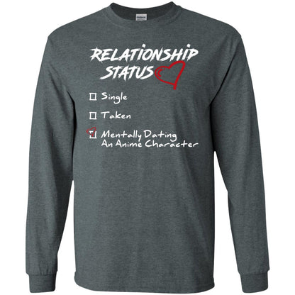 Relationship Status Mentally Dating An Anime Character Gift Shirt For Anime Lover