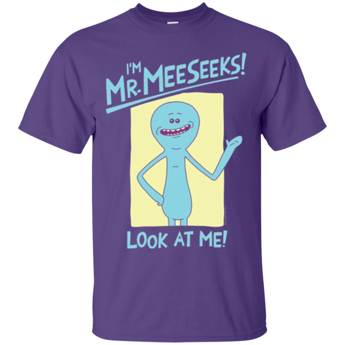 Film T-shirt I'm Mr. Meeseeks Look At Me Purple