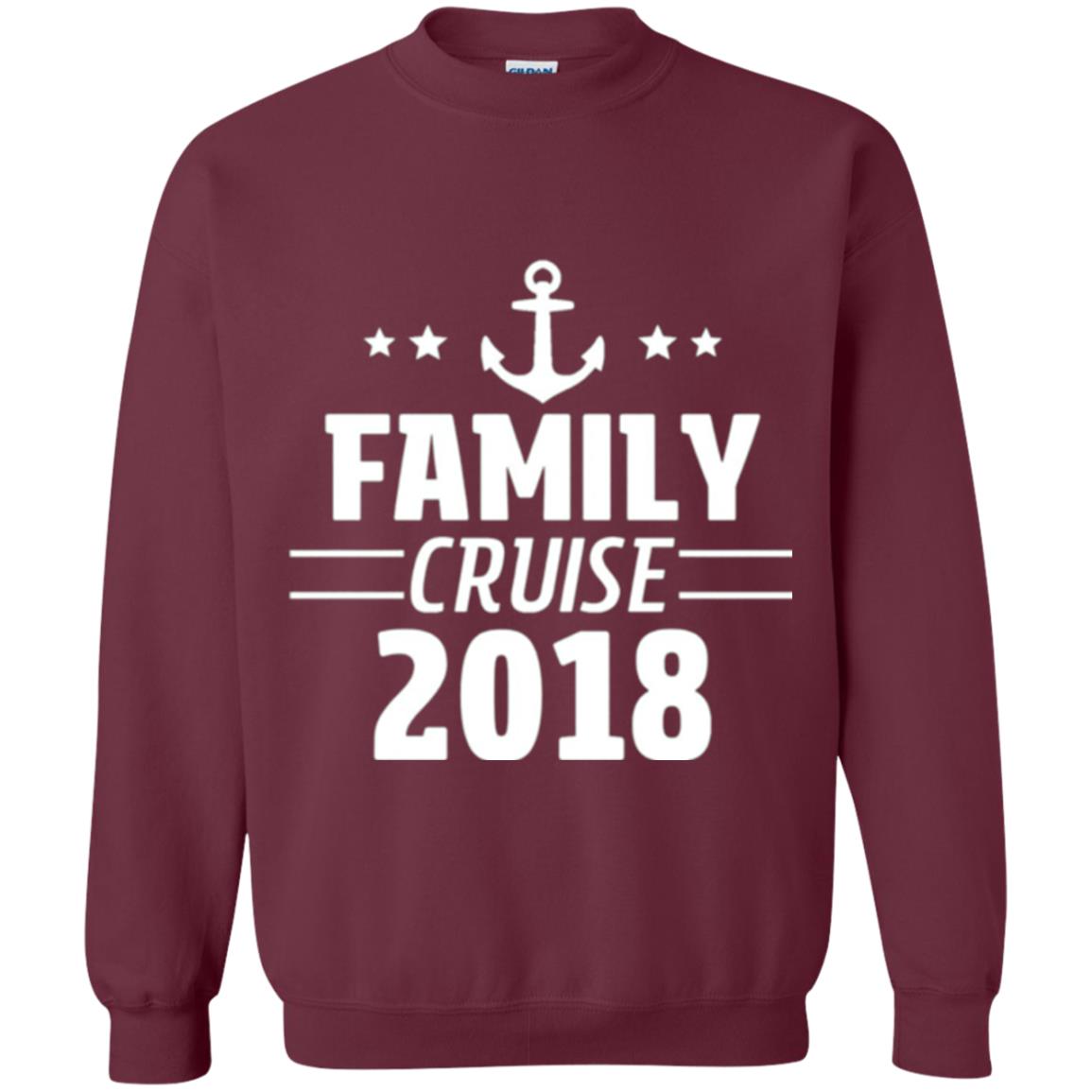 Family Cruise Vacation 2018 T-shirt Maroon