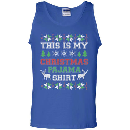 Christmas T-shirt This Is My Christmas Pajama Royal