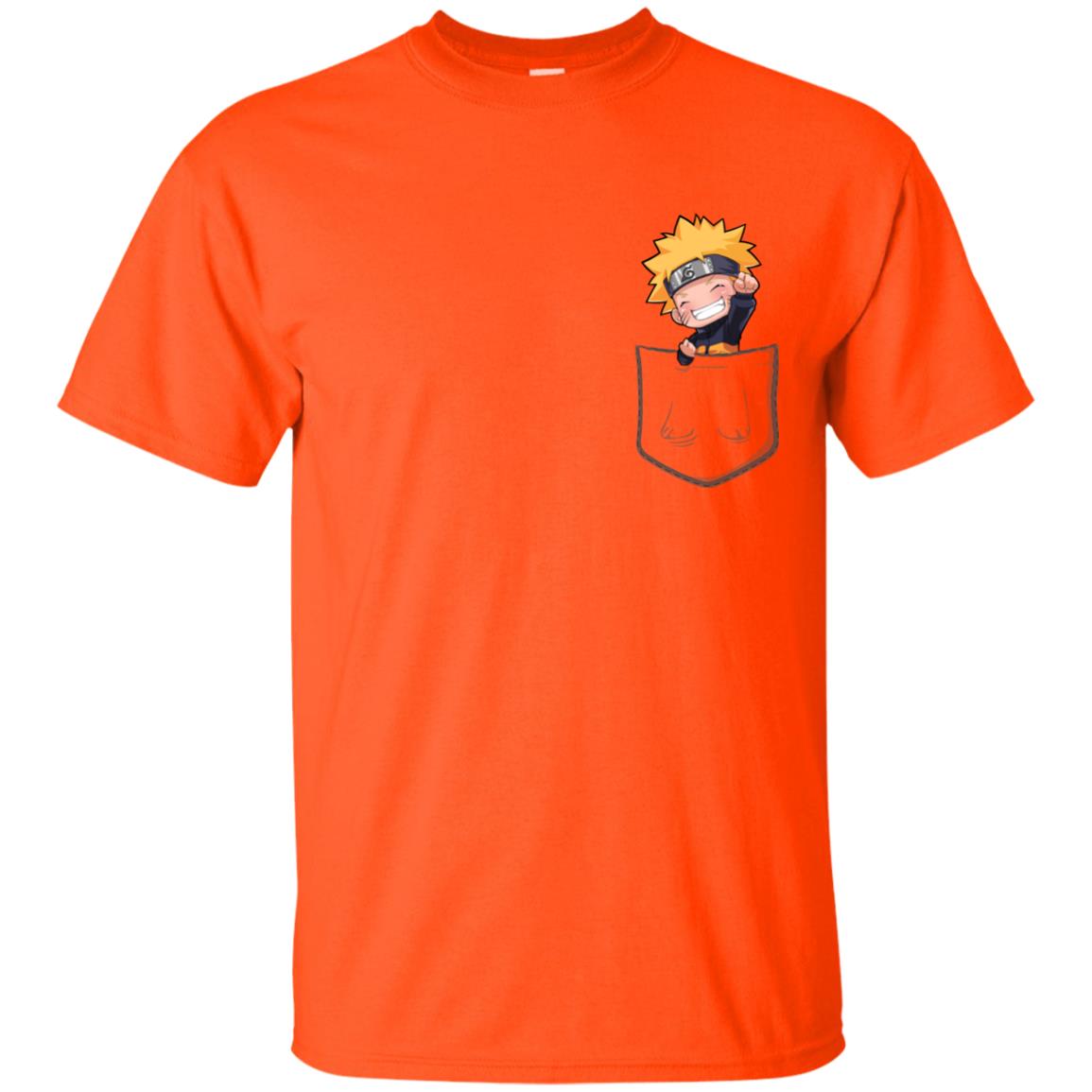 Naruto In Pocket Shirt Orange