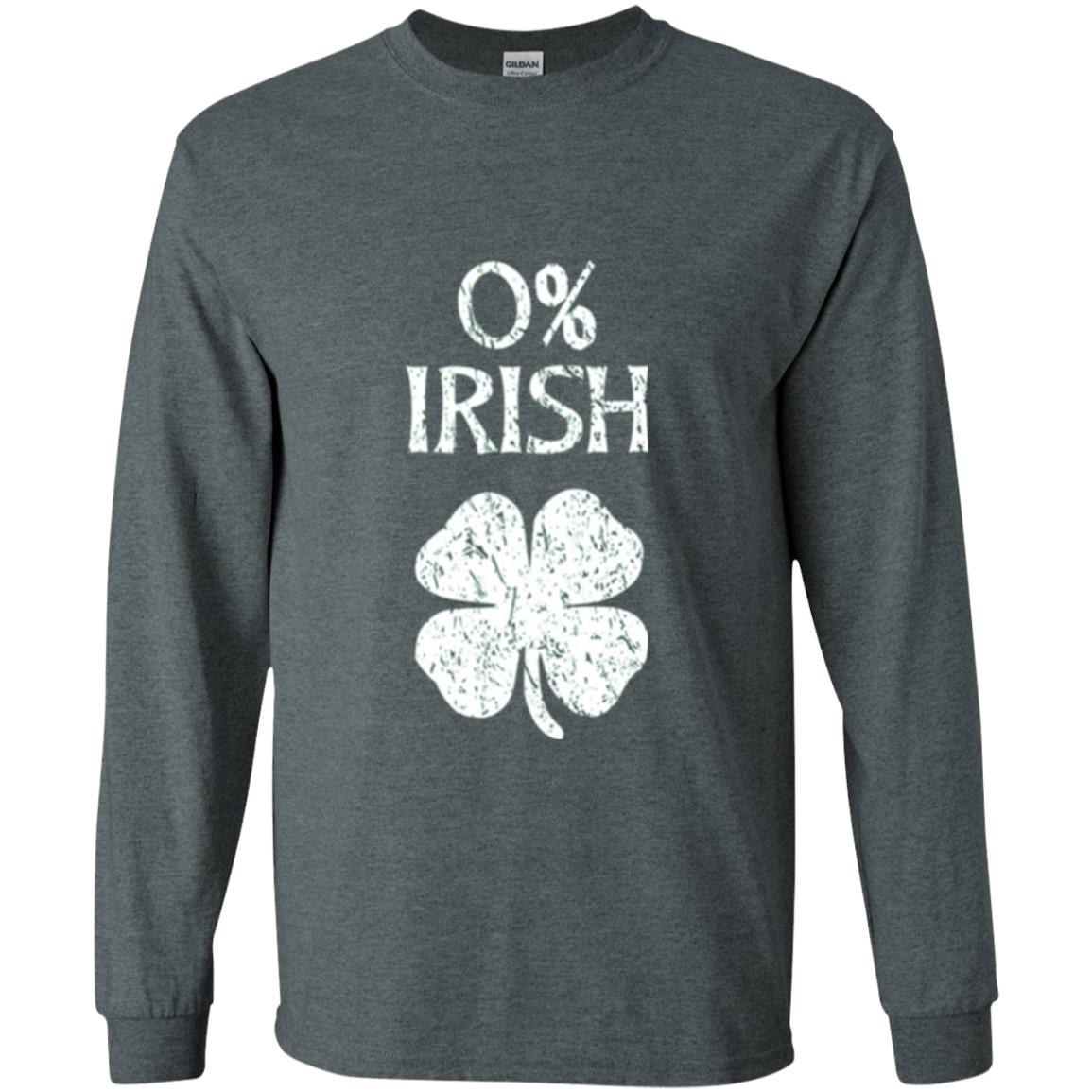 St. Patrick Day T-shirt Shamrocks 0_ Irish Vintage Dark Heather
