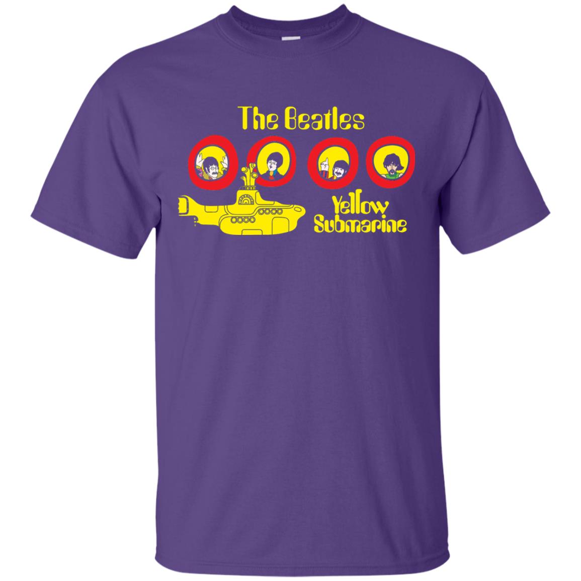 The Beatles Yellow Submarine T-shirt Purple
