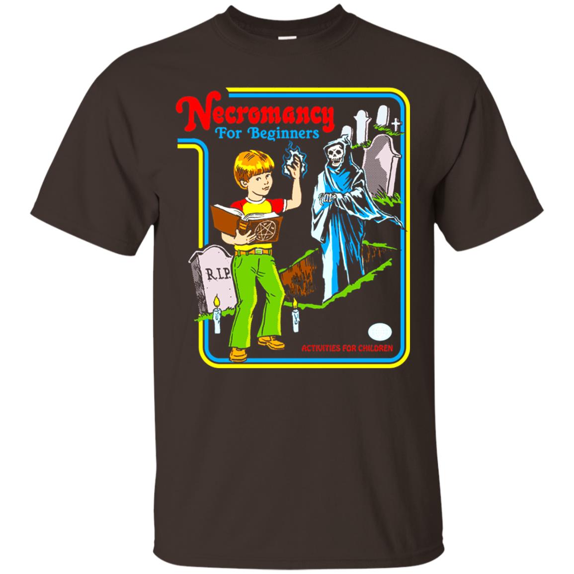 Necromancy For Beginners T-shirt Dark Chocolate