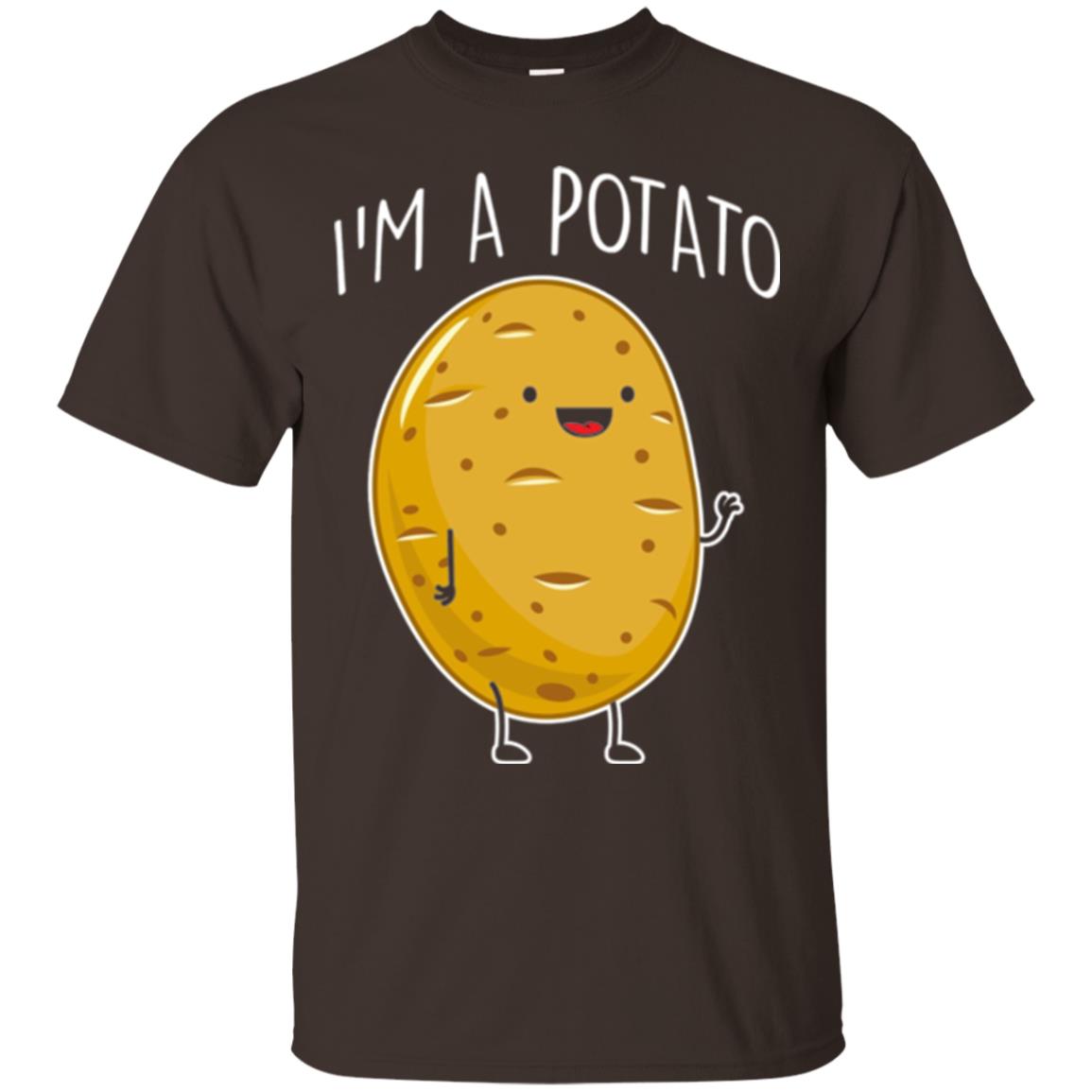 I Am Potato T-shirt Dark Chocolate