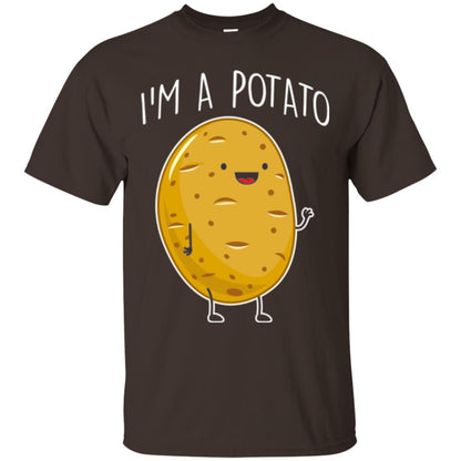 I Am Potato T-shirt Dark Chocolate