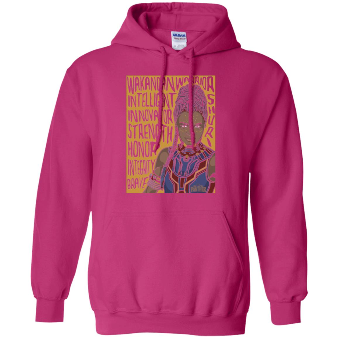 Black Panther Movie Shuri Word Art T-shirt Heliconia