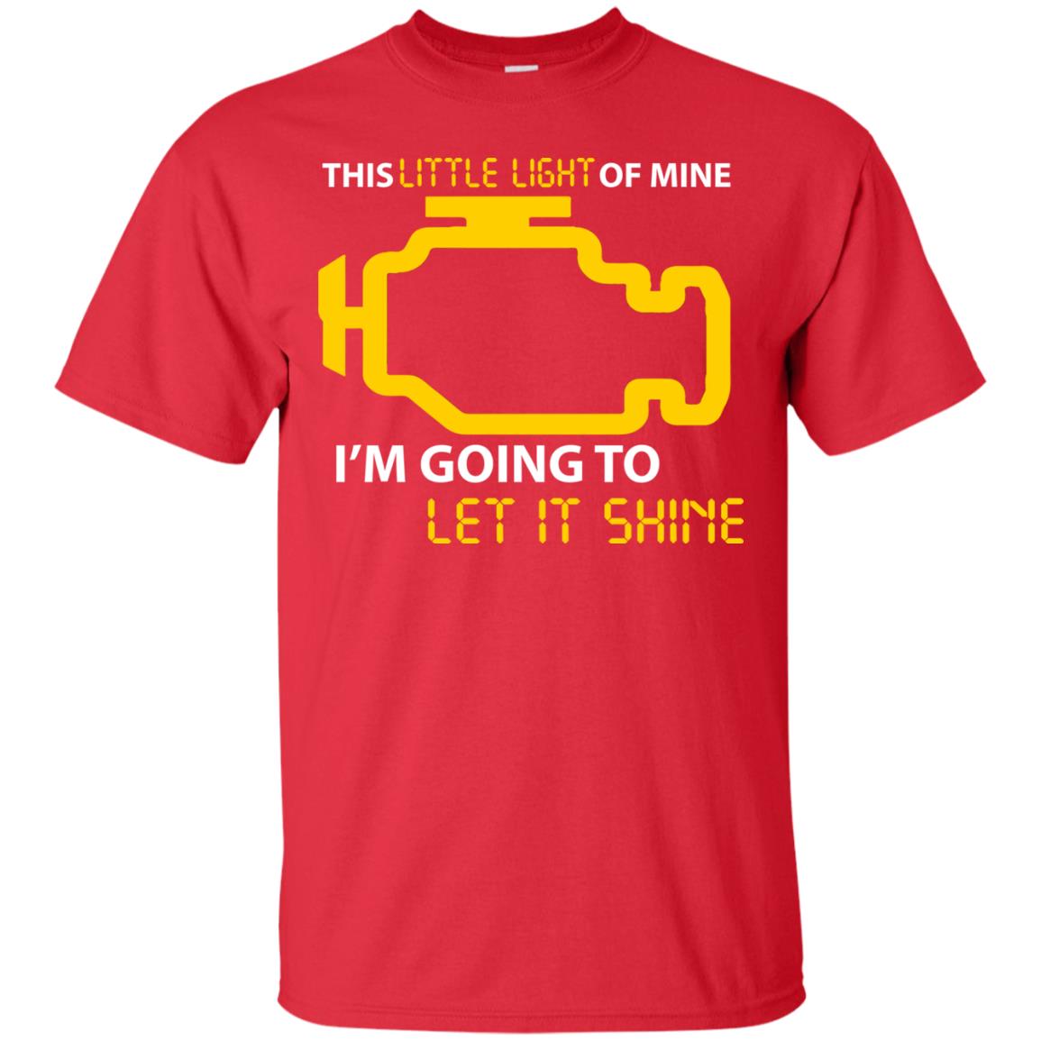 Engineer T-shirt This Little Light Of Mine Red