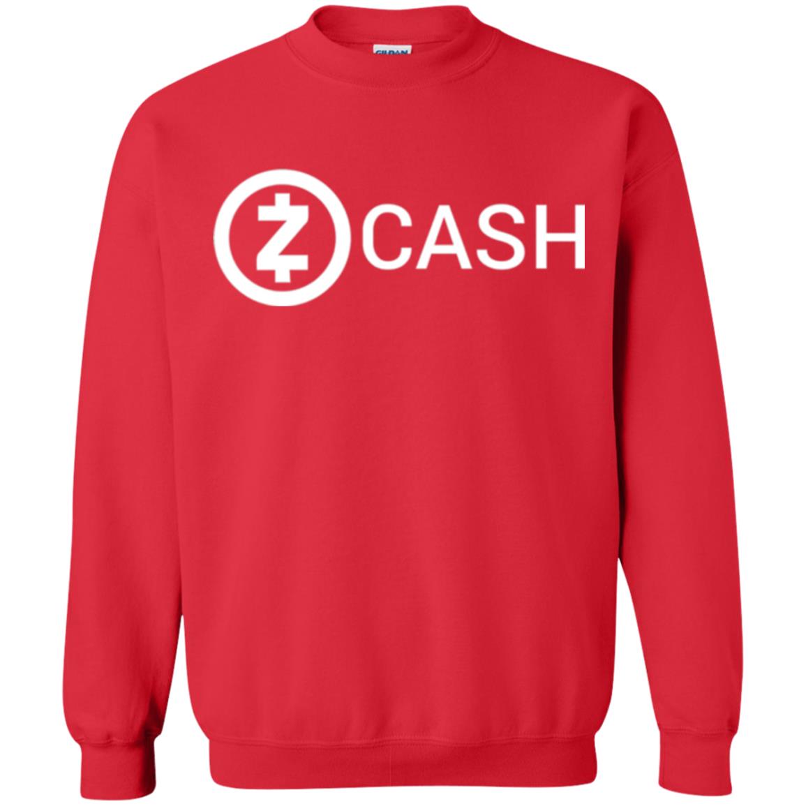 Cryptocurrency Zec Logo T-shirt Zcash Red