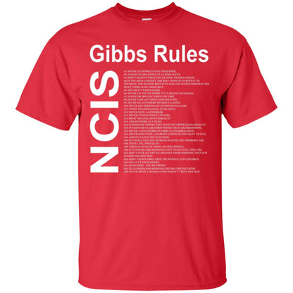 Gibbs Rules T-shirt Red