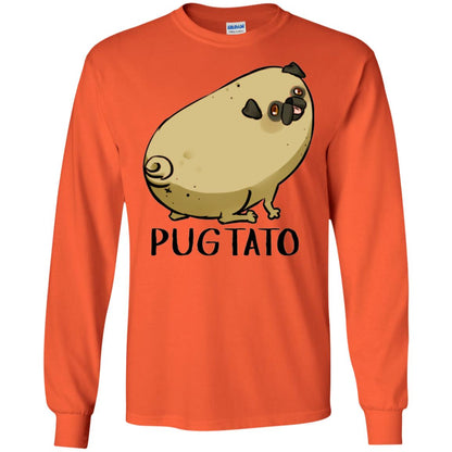 Dog Lovers T-shirt Pugtato Orange