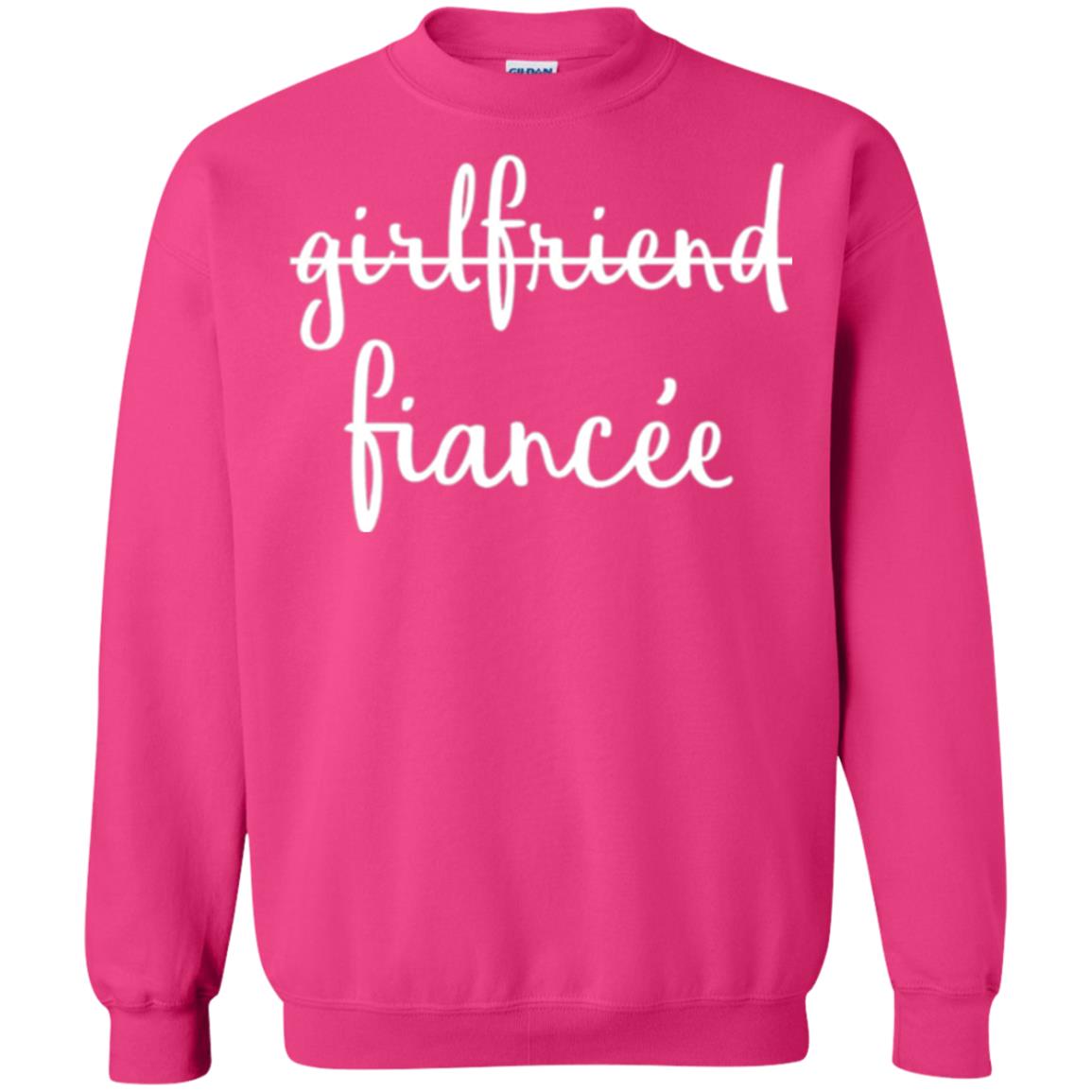 Fiance Engagement Party T-shirt Girlfriend Fiancee Heliconia