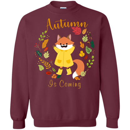 Autumn Is Coming Shirt Maroon