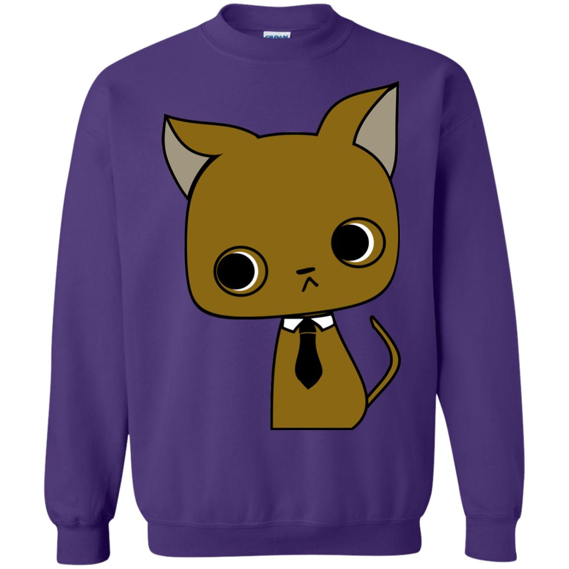 Funny Business Love Cat Shirt Purple