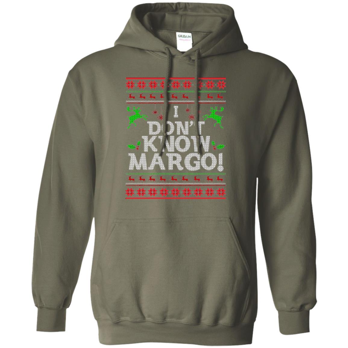 Christmas T-shirt I Don't Know Margo Military Green
