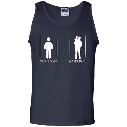 Your Husband My Husband With Baby Wife Shirt Navy