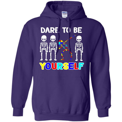 Dare To Be Yourself Autism Awareness Shirt Purple