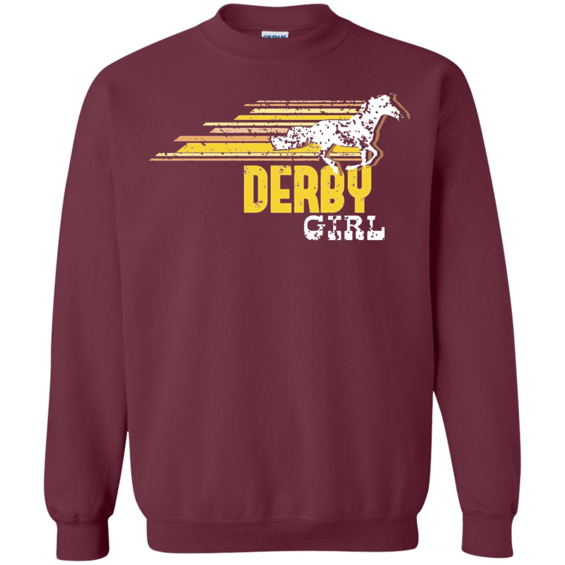 Derby Girl Derby Women Horse Race Shirt Maroon