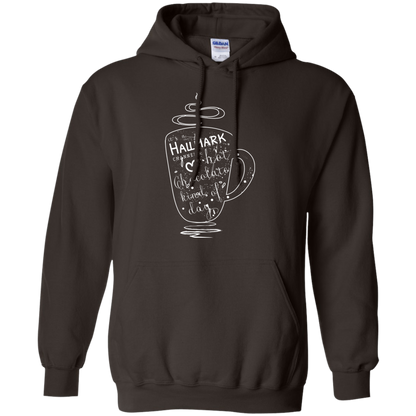 Christmas T-shirt It's A Hallmark Hot Chocolate Kind Of Day Dark Chocolate