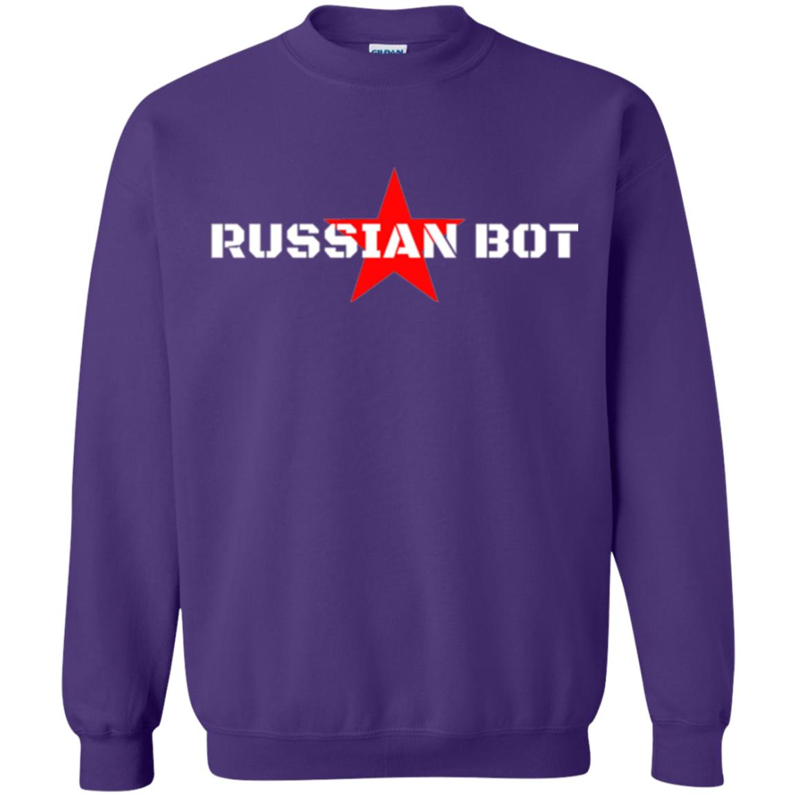 Political T-shirt Russian Bot Star T-shirt Purple