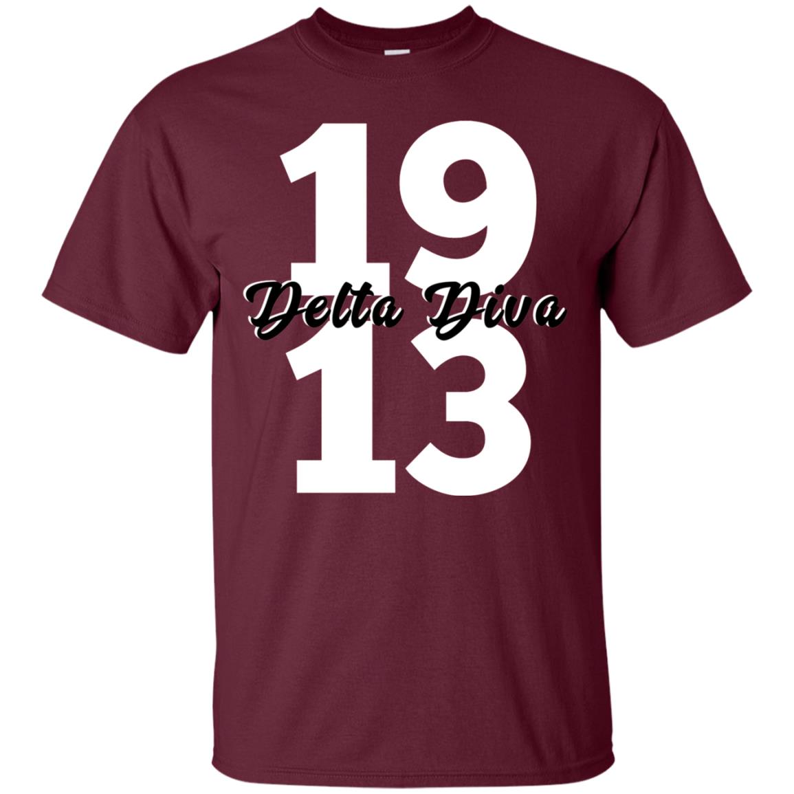 Delta Diva 1913 Shirt Maroon