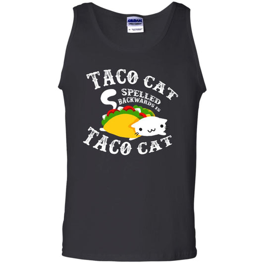 Taco Cat Spelled Backwards Is Taco Cat T-shirt Black