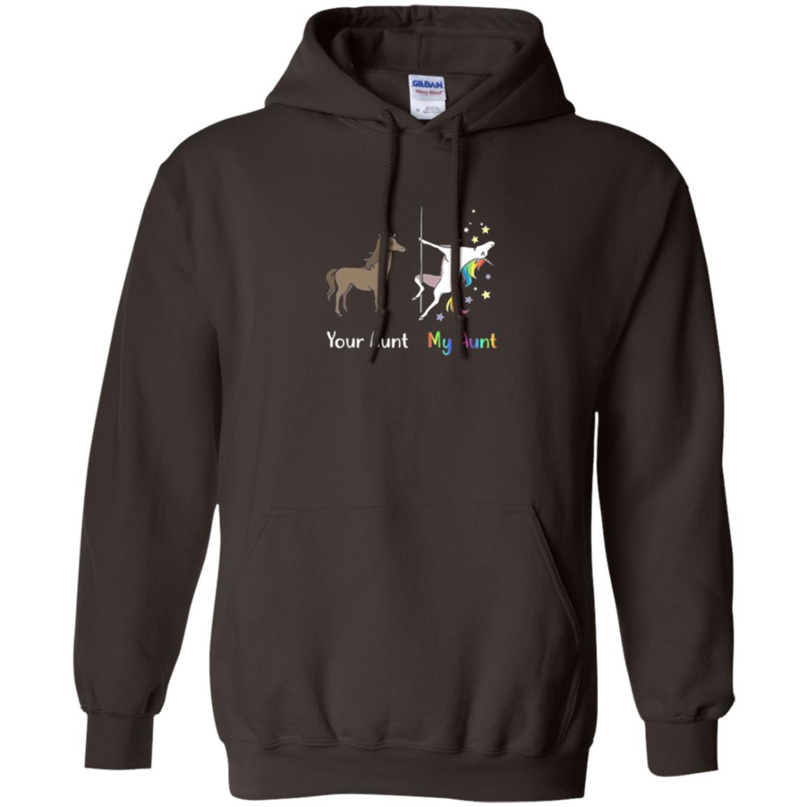 Unicorn T-shirt Your Aunt My Aunt Dark Chocolate