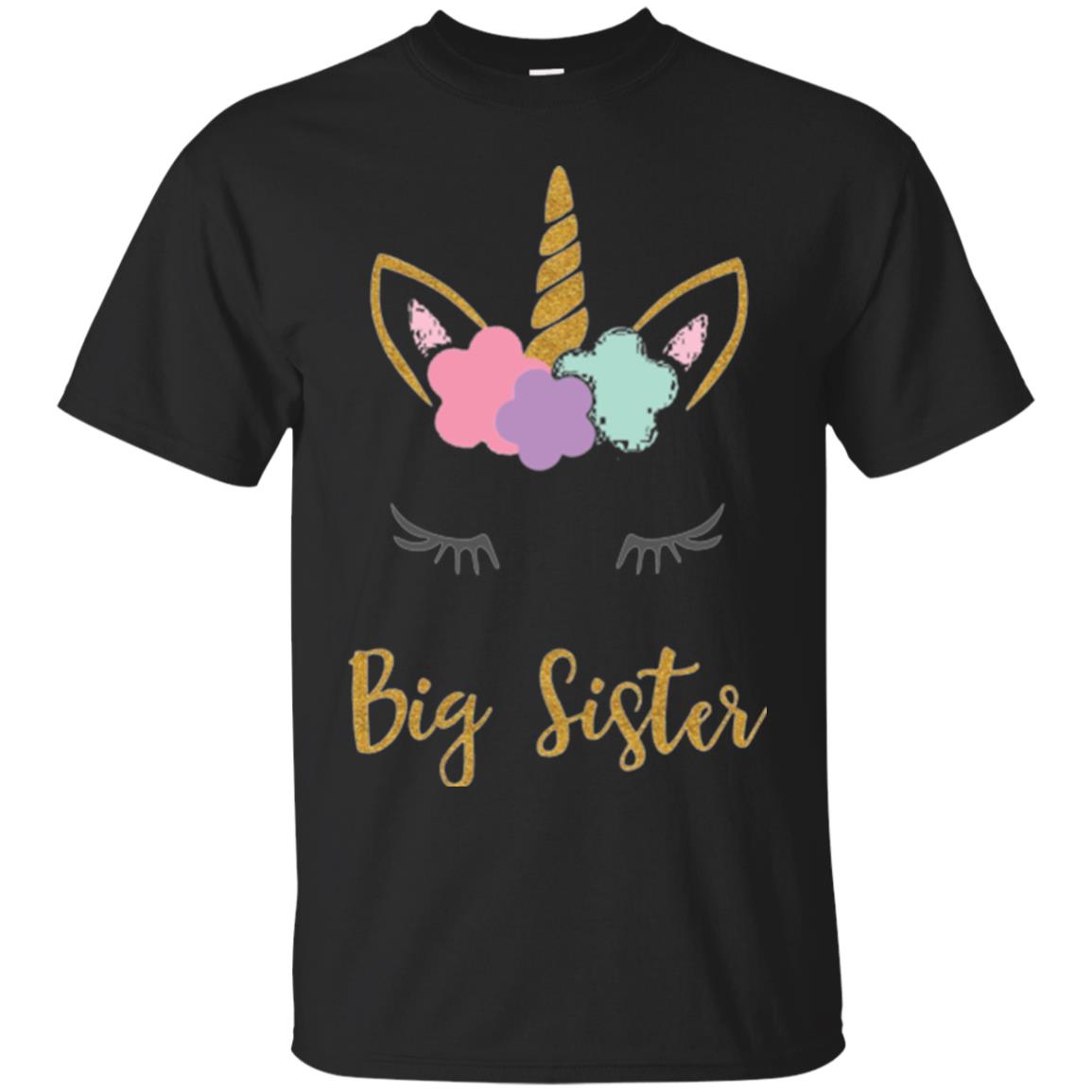 Family T-shirt Big Sister Black