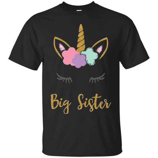 Family T-shirt Big Sister Black