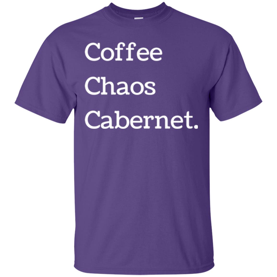 Coffee Chaos Cabernet T-shirt Purple
