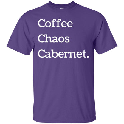 Coffee Chaos Cabernet T-shirt Purple