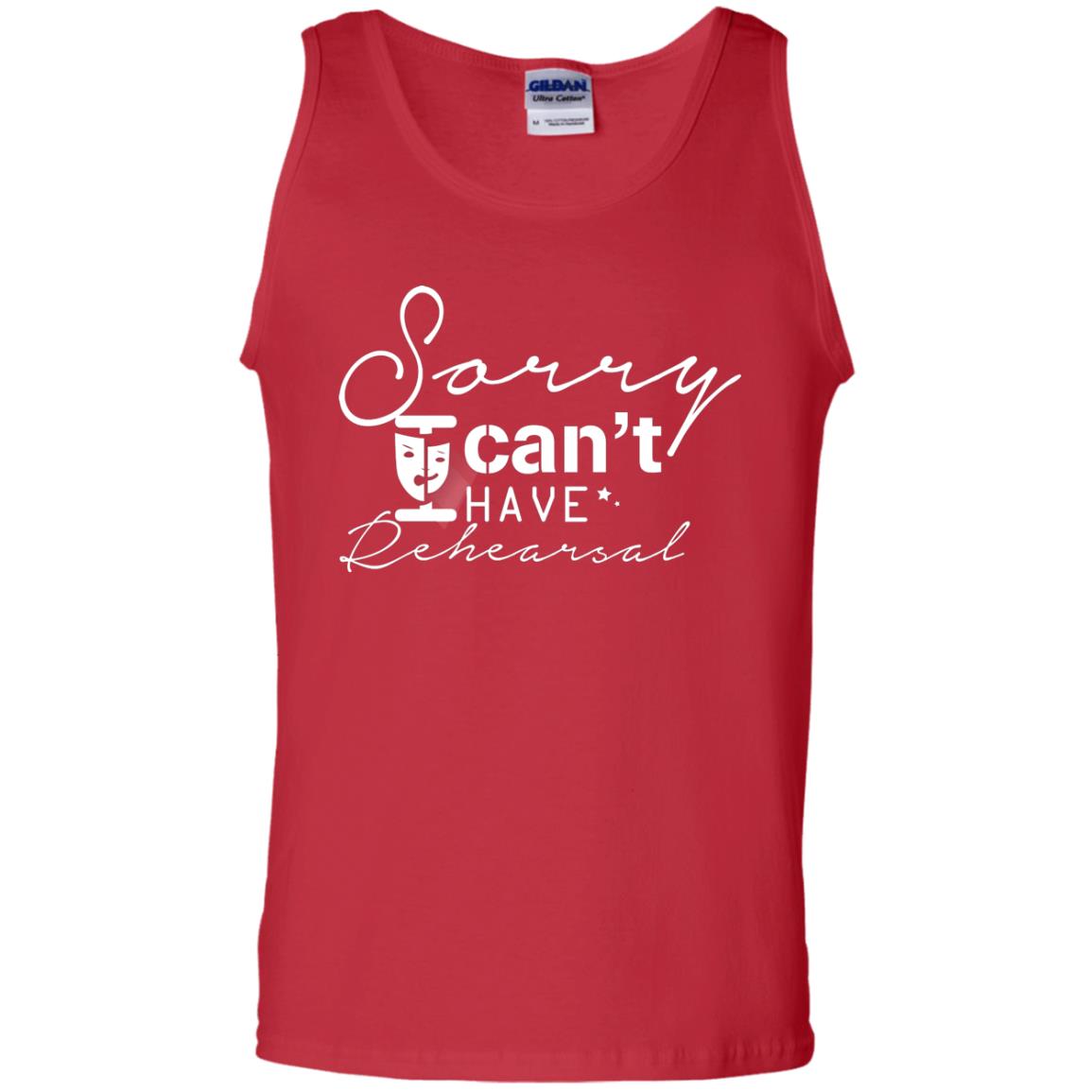 Sorry I Cant I Have Rehearsal Pardon Day Shirt Red