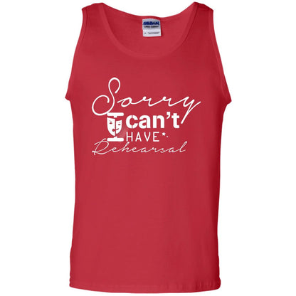 Sorry I Cant I Have Rehearsal Pardon Day Shirt Red