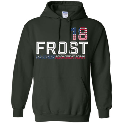 Frost 2018 T-shirt Make Nebraska Great Again Forest Green