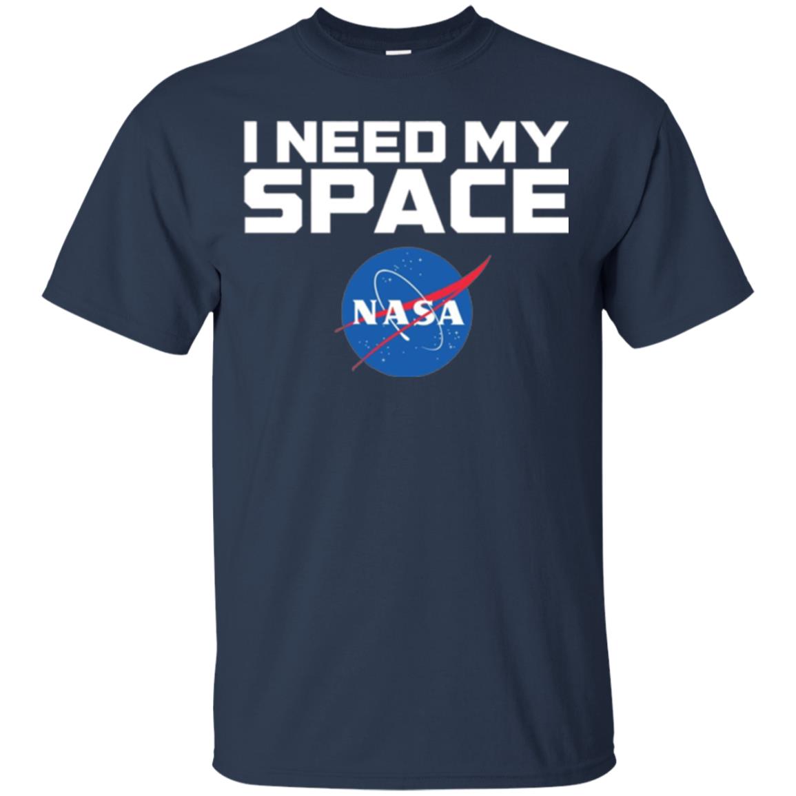 Nasa Logo T-shirt I Need My Space Navy