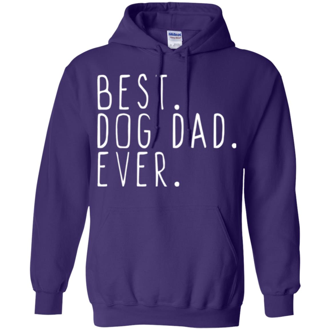 Best Dog Dad Ever T-shirt Purple