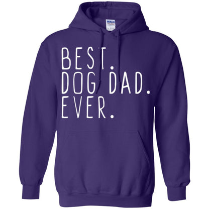 Best Dog Dad Ever T-shirt Purple