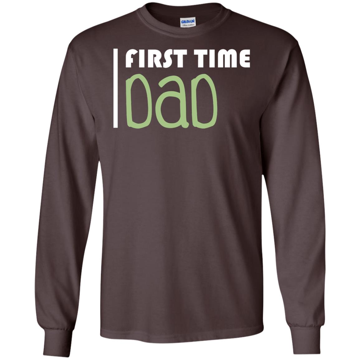 First Time Dad New Dad Shirt Dark Chocolate