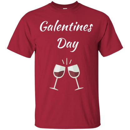 Valentines Alternative Galentines Day T-shirt Cardinal