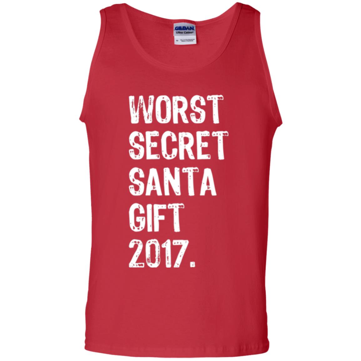 Christmas T-shirt Worst Secret Santa Gift 2017 Red