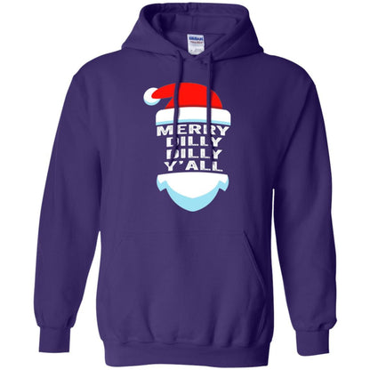 Christmas T-shirt Dilly Dilly Yall Santa Hat Christmas T-shirt Purple