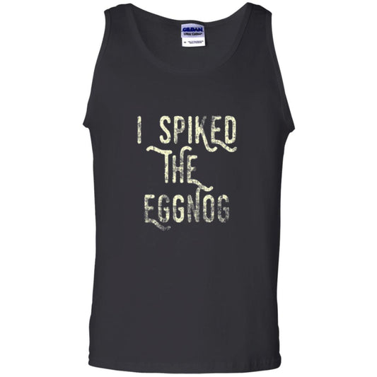 Holidays T-shirt I Spiked The Eggnog Black