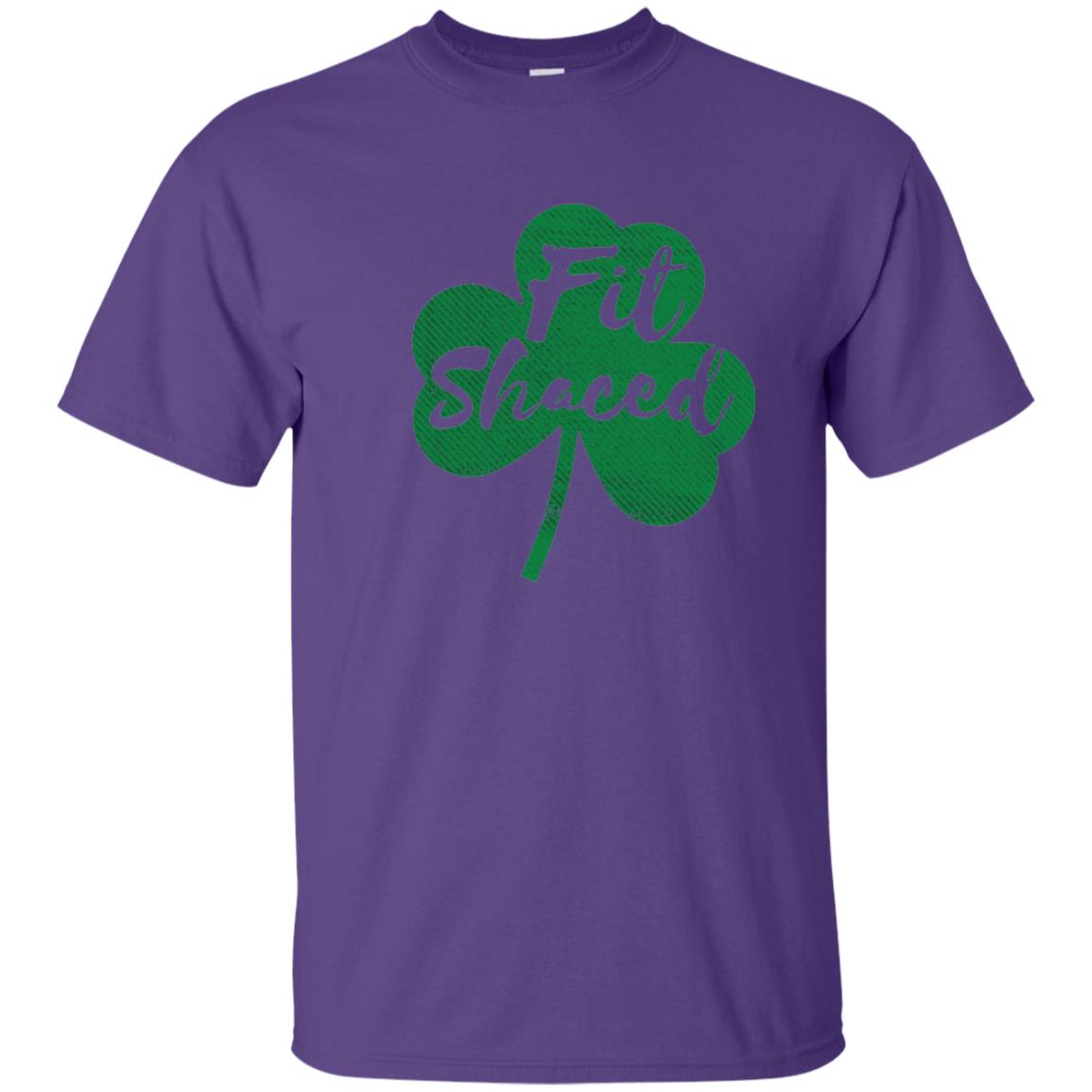 St Patricks Day T-shirt Drinking Fit Shaced Purple