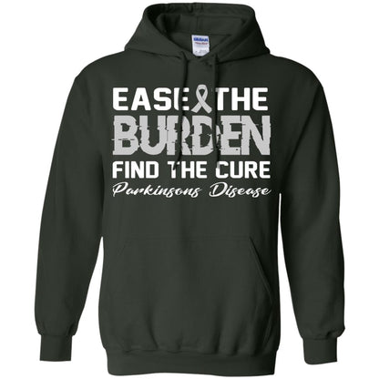 Ease The Burden Find The Cure Parkinson's Awareness T-shirt Forest Green