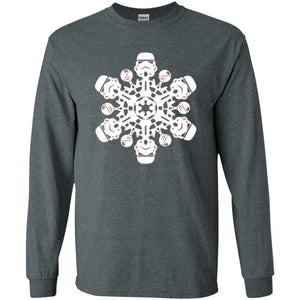 Film T-shirt Star Wars Stormtrooper Christmas Snowflake Graphic